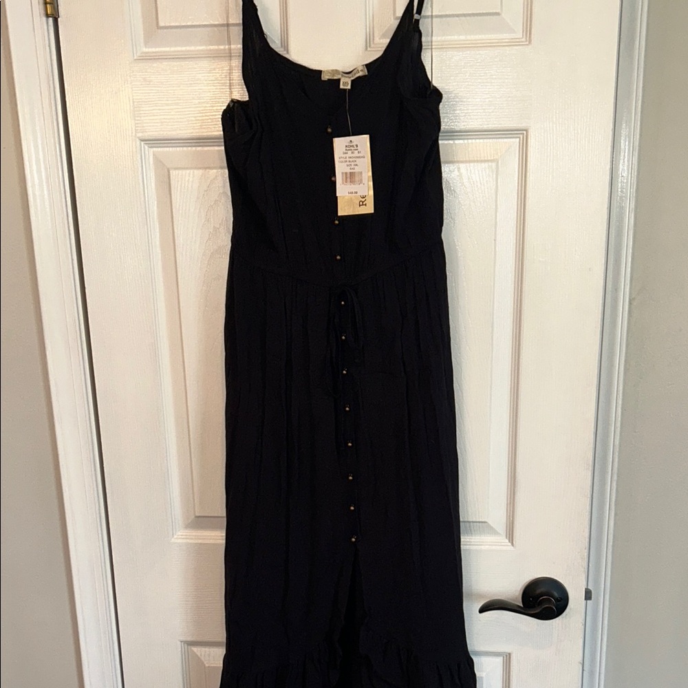 Black High Low Maxi Dress